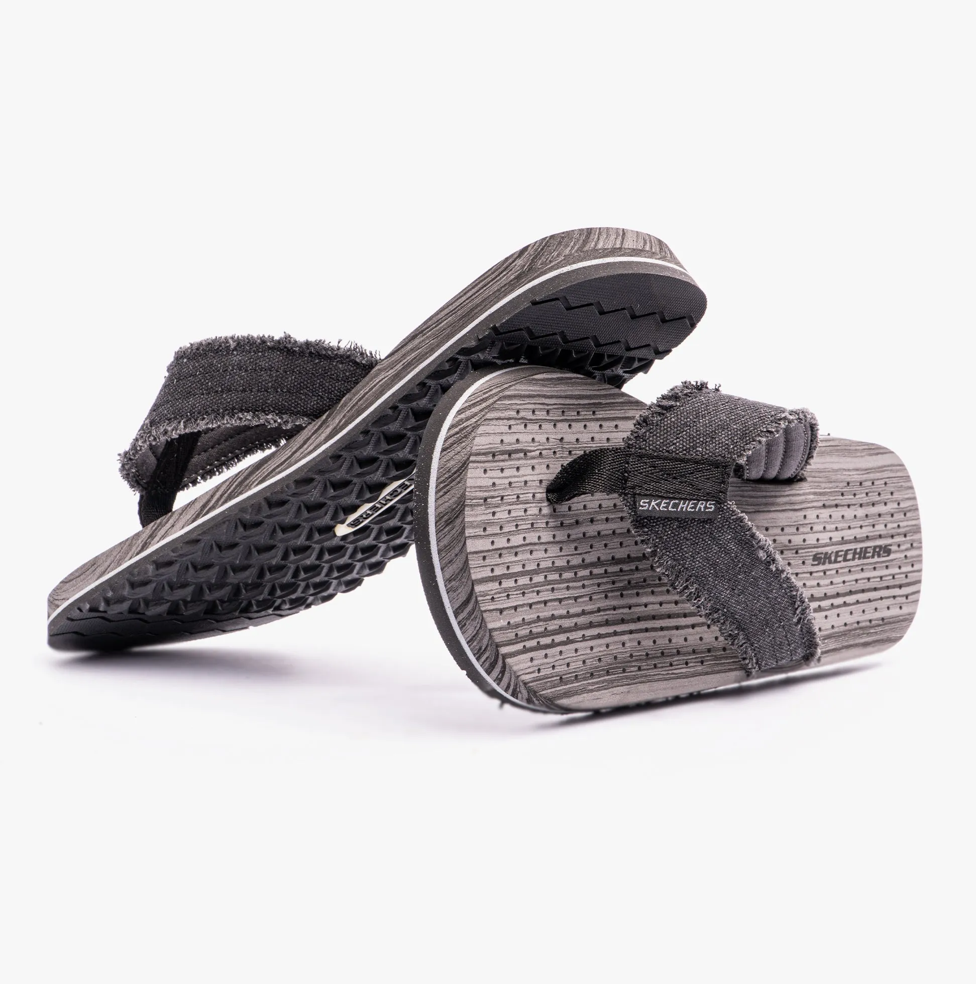 205097/BLK TANTRIC - COPANO Mens Toe Post Sandals Black