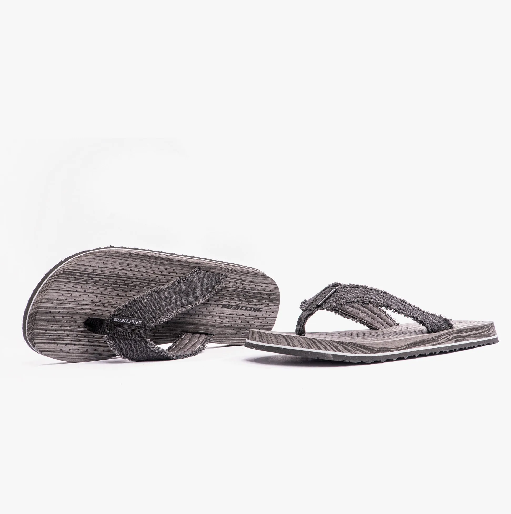 205097/BLK TANTRIC - COPANO Mens Toe Post Sandals Black