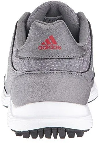adidas Men's Tech Response Golf Shoe, Iron Metallic/White, 9.5 M US