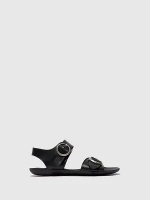 Buckle Sandals MASA757FLY BRIDLE  BLACK