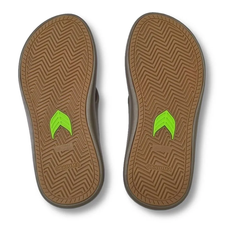 Cariuma Mens Ibitu Kangaroo Brown Sandal