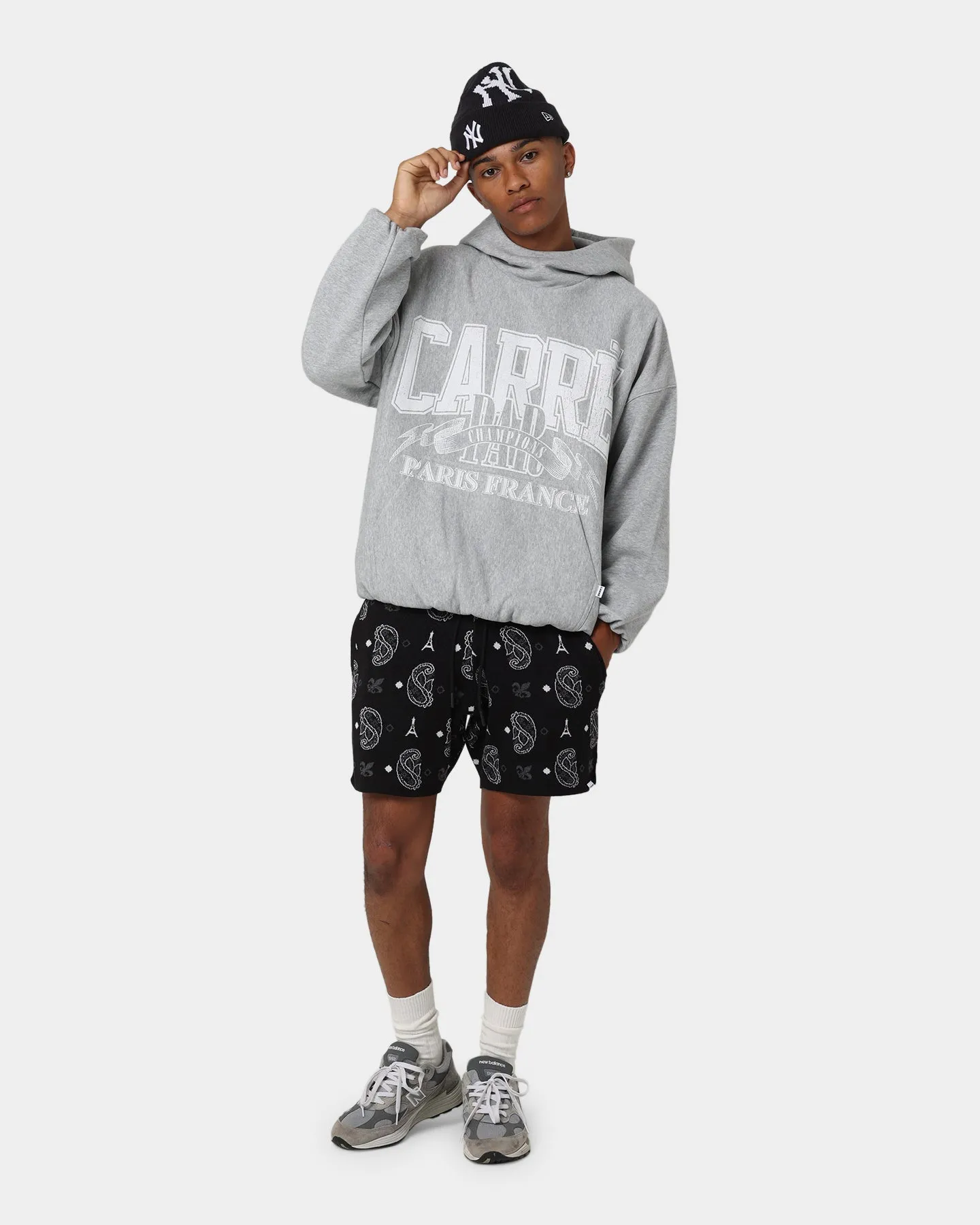 Carre Big Bandana Knitted Shorts Black