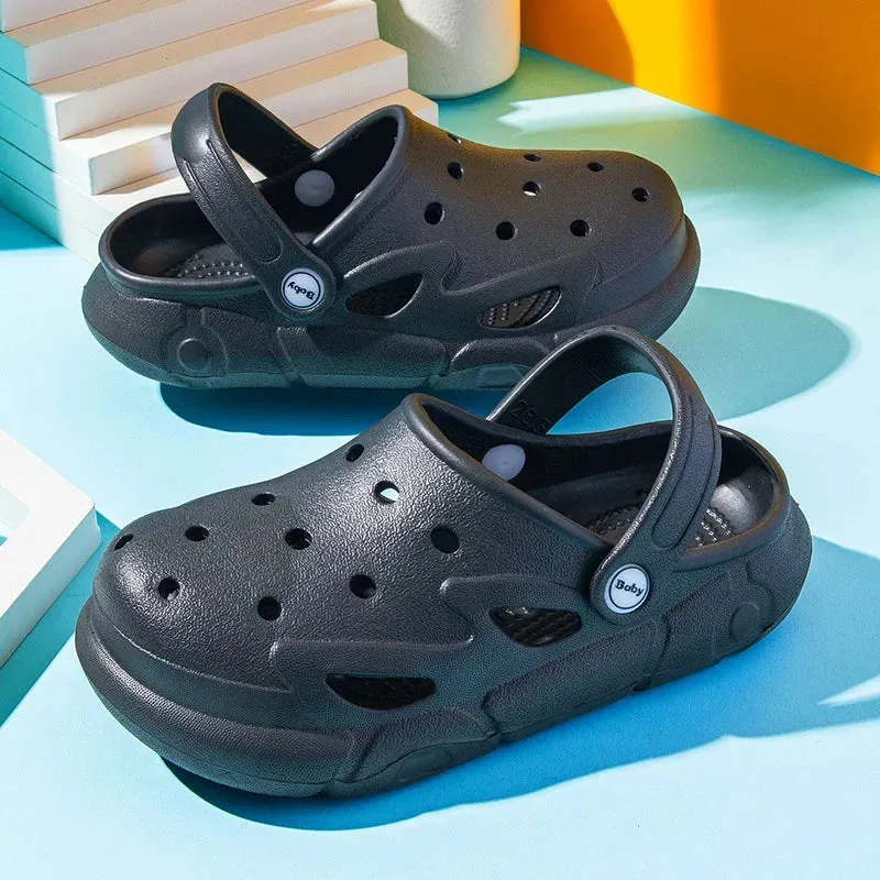 Children Sandals Boy Girls Clogs Summer Lightweight Beach Water Shoes EVA Non-slip Unisex Kids Slipper Sandals for Boy Girl