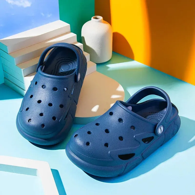 Children Sandals Boy Girls Clogs Summer Lightweight Beach Water Shoes EVA Non-slip Unisex Kids Slipper Sandals for Boy Girl