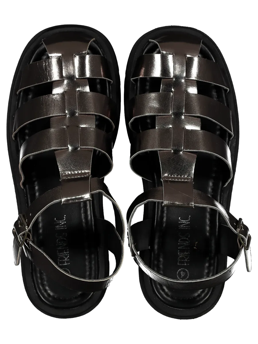 Chunky Caged Sandals Older Girls