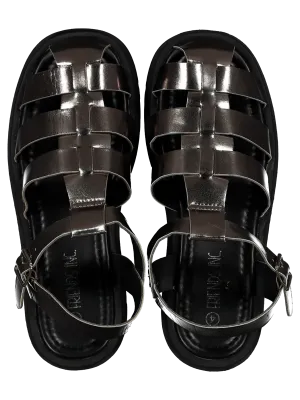 Chunky Caged Sandals Older Girls