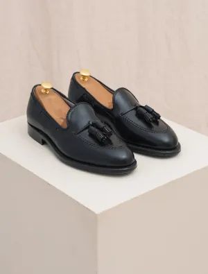 Cordovan Tassel Loafers Black