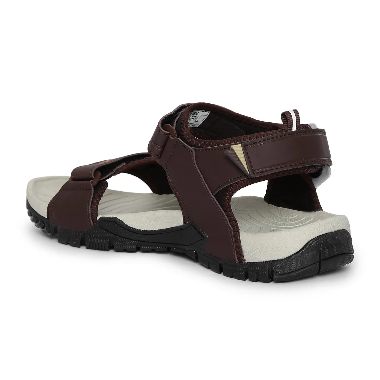 Eeken ESDGA4075 Brown Stylish Lightweight Dailywear Sports Sandals For Men