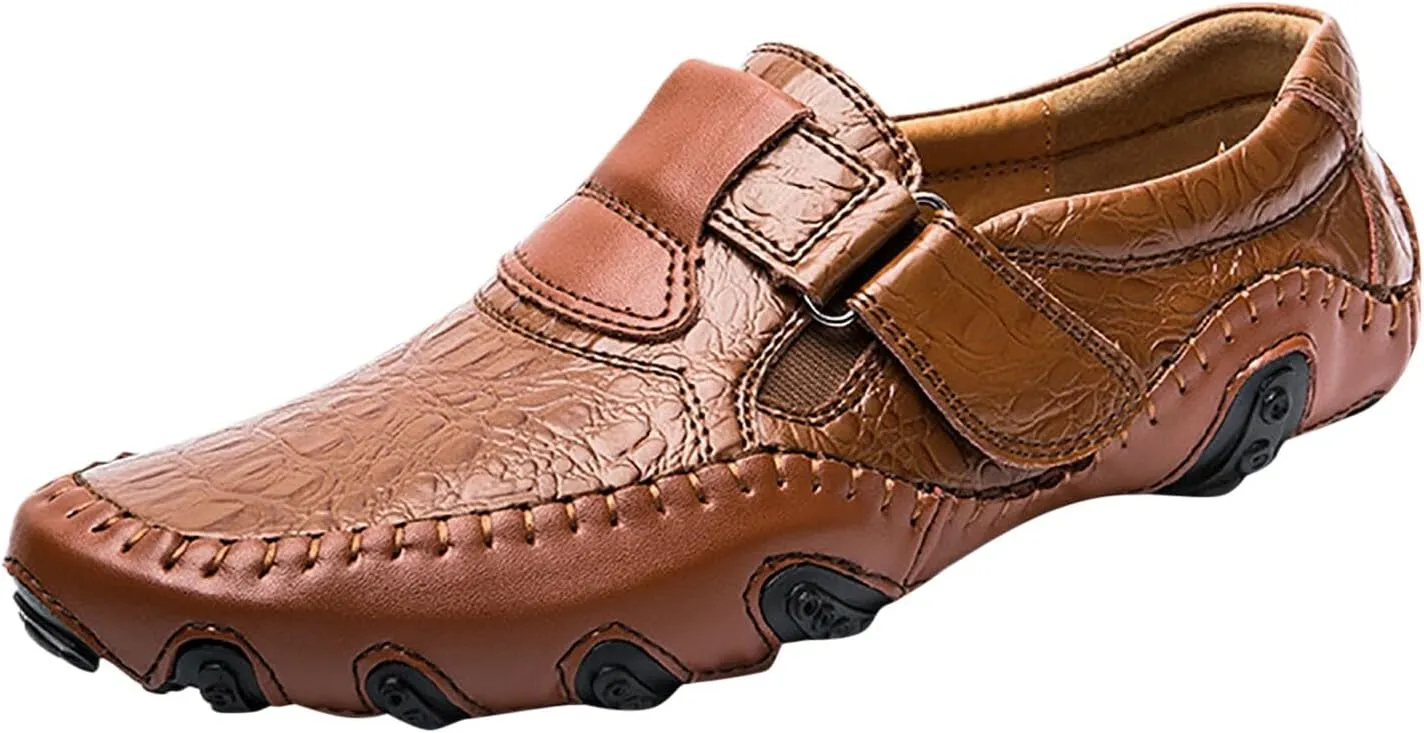 Fashion Sneakers Casual Shoe for Men Men Fashion Walking Sneakers Non Slip Work Shoes Comfortable Leather Casual