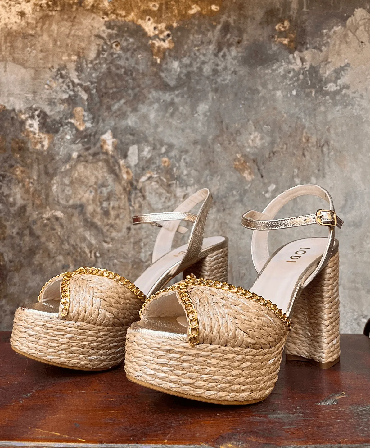 Lodi Turasi - Yute Natural High Sandal