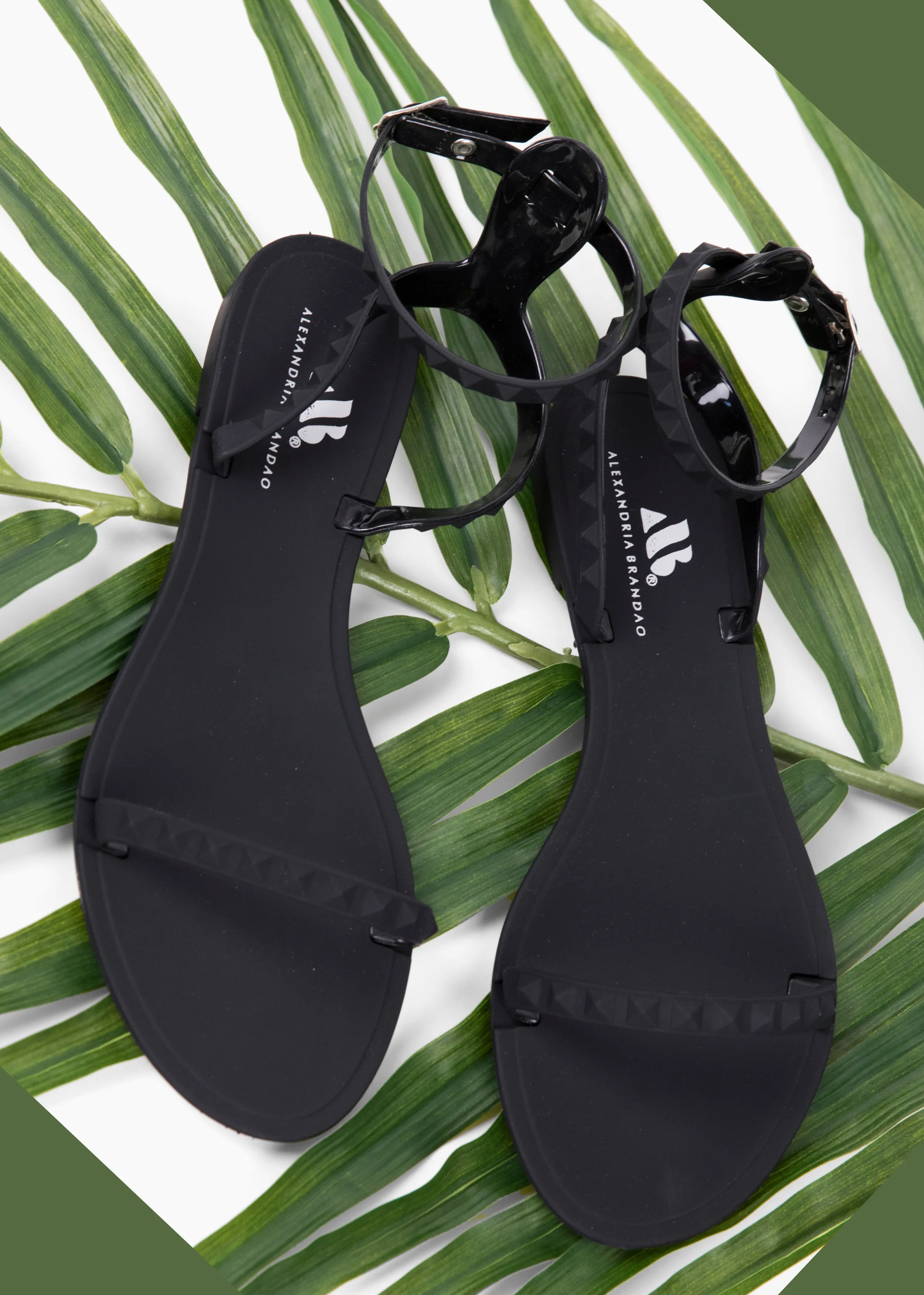 **NEW** Aria Matte Black Sandals