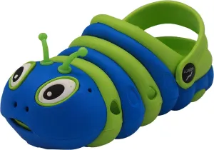 NORTY Tod Boys 7-12 Green/Blue Clog C1044