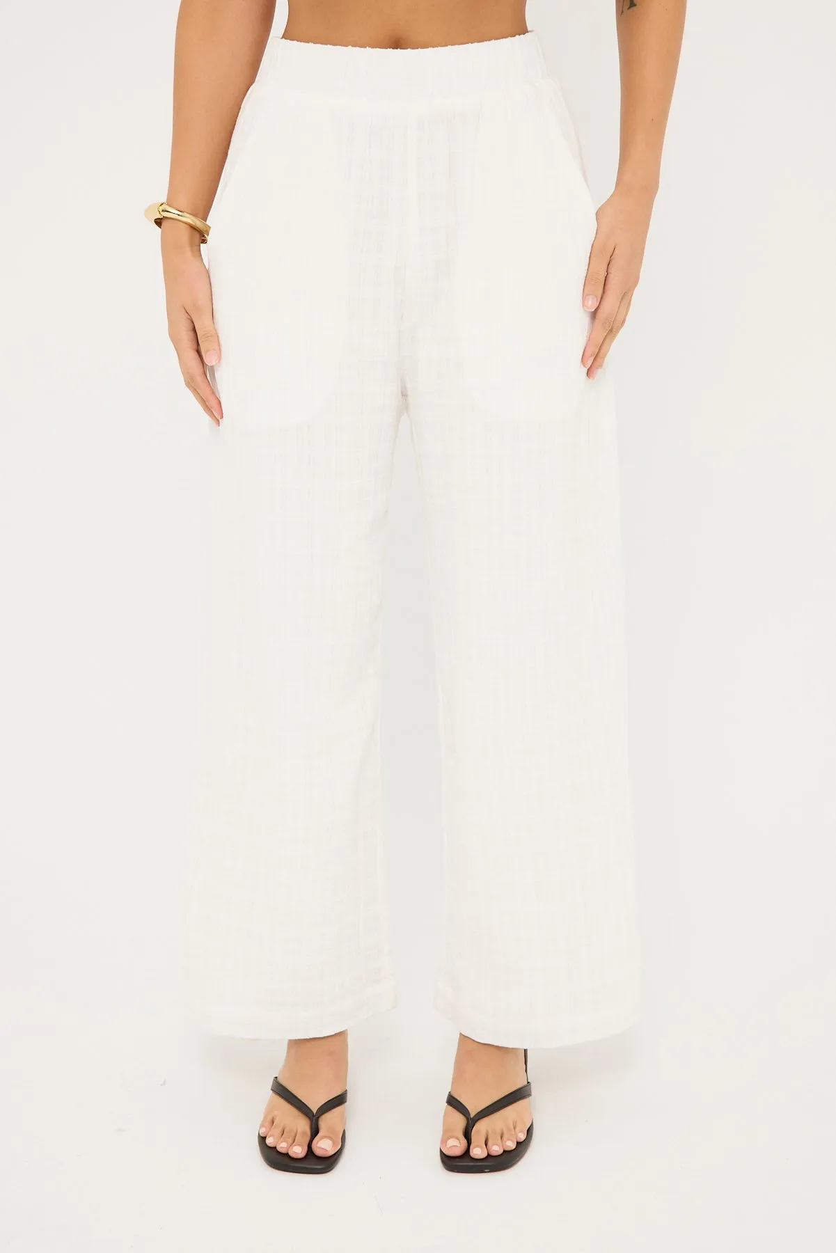 Perfect Stranger Beach Pant Cream