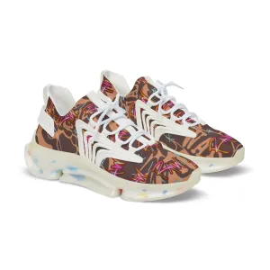 Raw Sushi "moon walker" Sports Sneakers (white/brown camo)