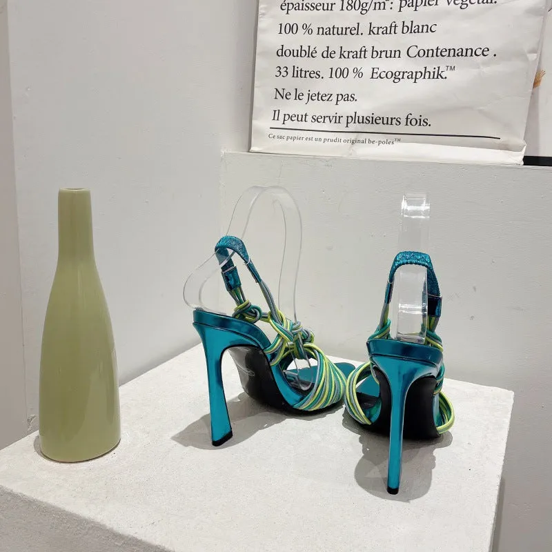 Slim Strap Pointed High Heel Women's Sandals