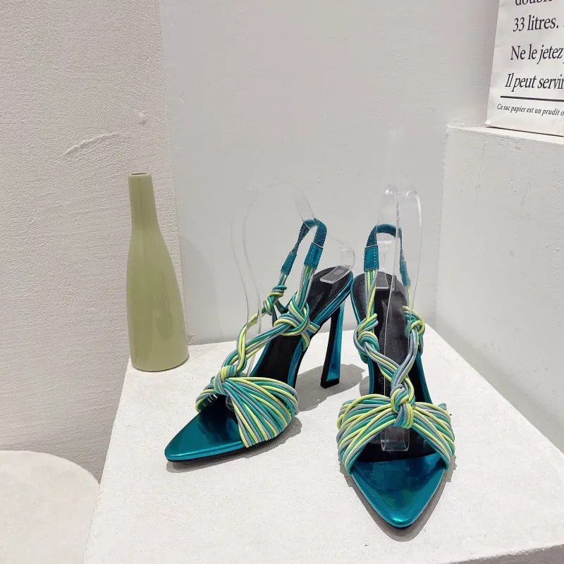 Slim Strap Pointed High Heel Women's Sandals