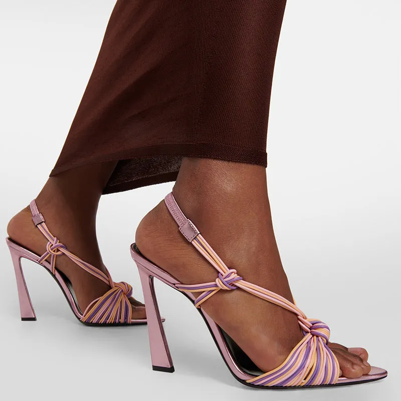 Slim Strap Pointed High Heel Women's Sandals