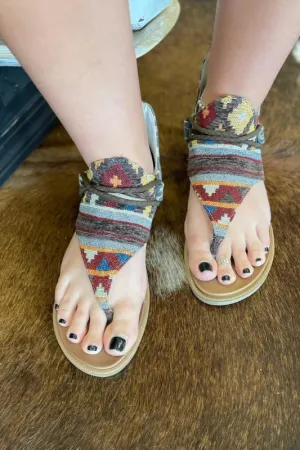 Very G & Gypsy Jazz Rock with Me Women's Sandal in Leopard