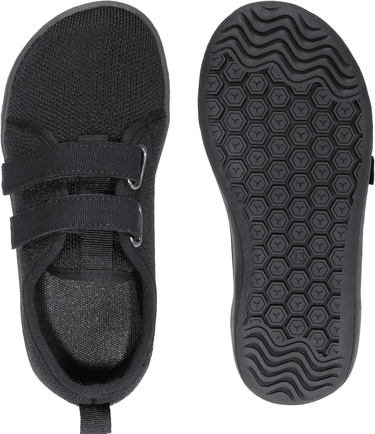 ZVC Wide Toe Box Kids/Toddler Barefoot Shoes Zero Drop Sole Sneakers Minimalist Footwear Little/Big Kids